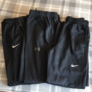 Nike & Under Armour sweatpants athletic pants lot